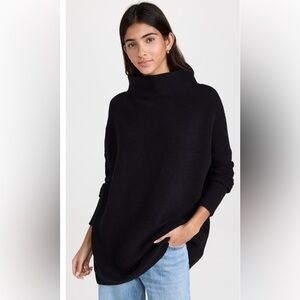Free People Black Ottoman Slouchy Tunic
